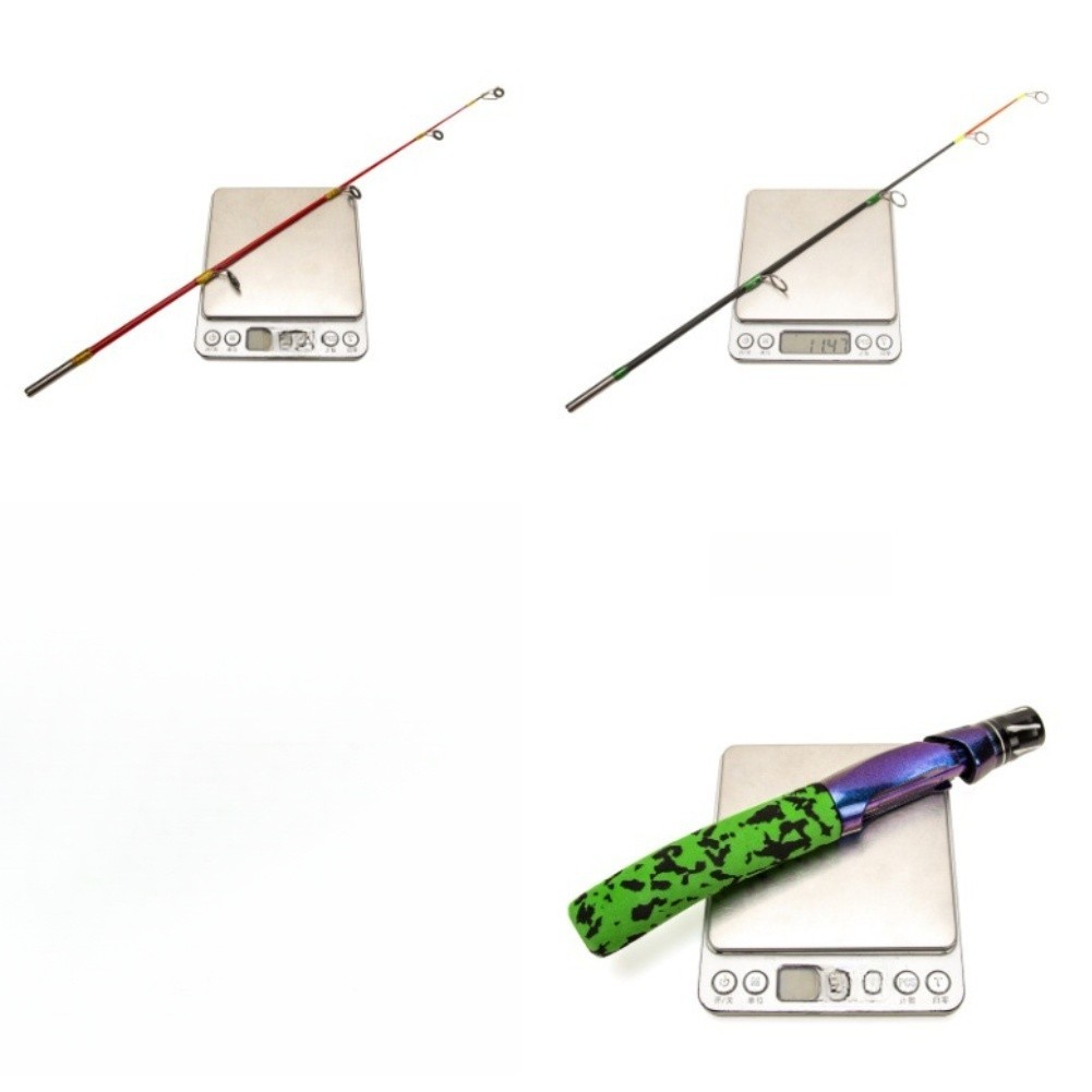 Carbon Fishing Rod Dual Tone Fishing Rod EVA Handle Lightweight Construction