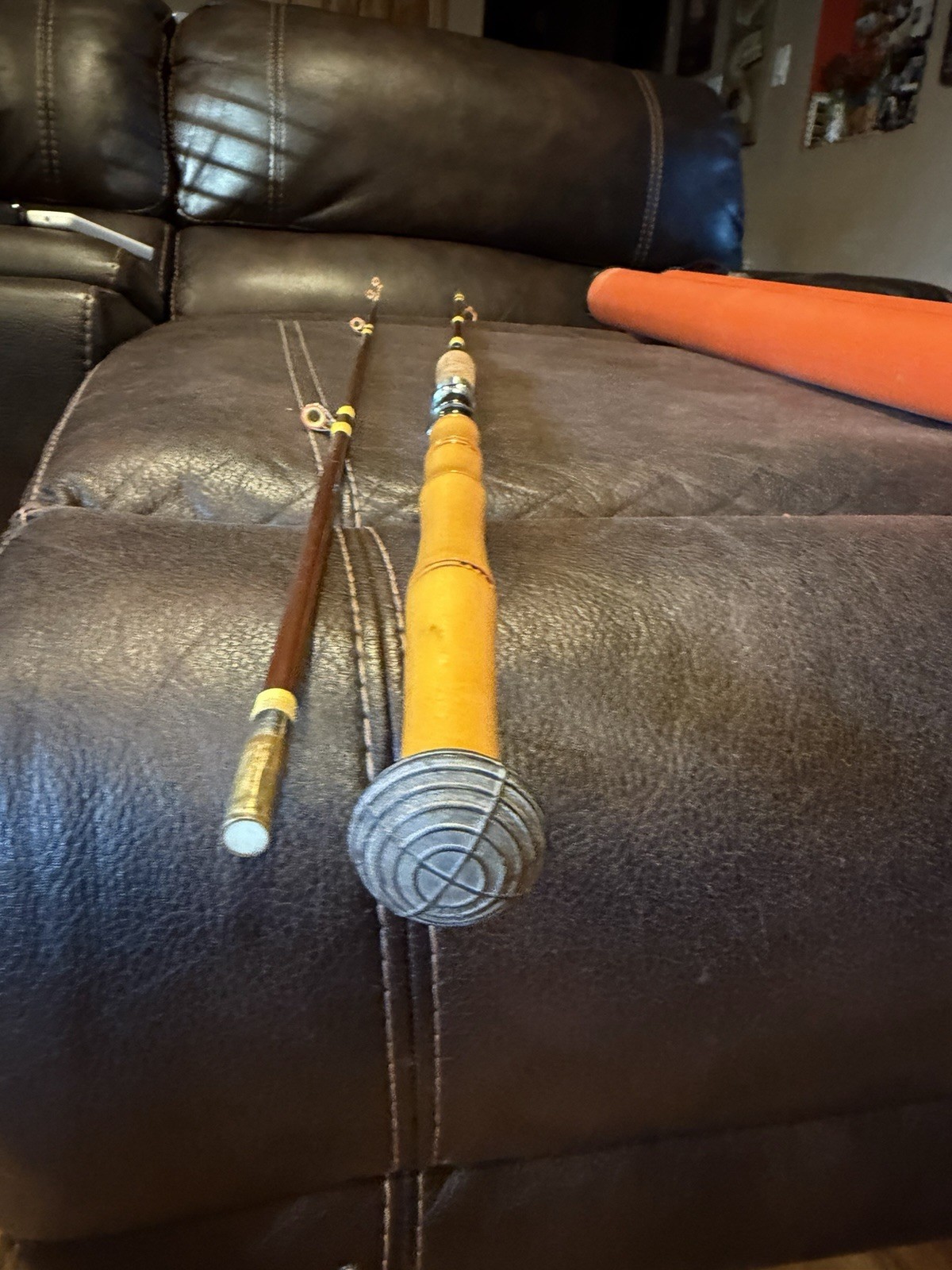 Pastime Glassmaster 8’4″ 2-Piece Fiberglass Spinning Rod w/ Rod Tube