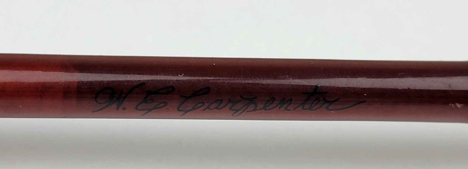 Walt E. Carpenter Handcrafted 3 Piece Fly Rod w/ Cloth Bag & Aluminum Case