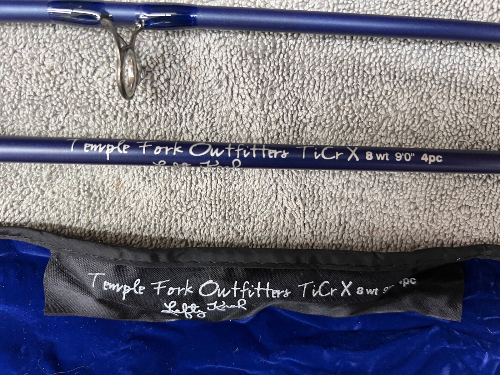 Temple Fork Outfitters TICRX Lefty Kreh 9ft 8 wt 4-piece TFO