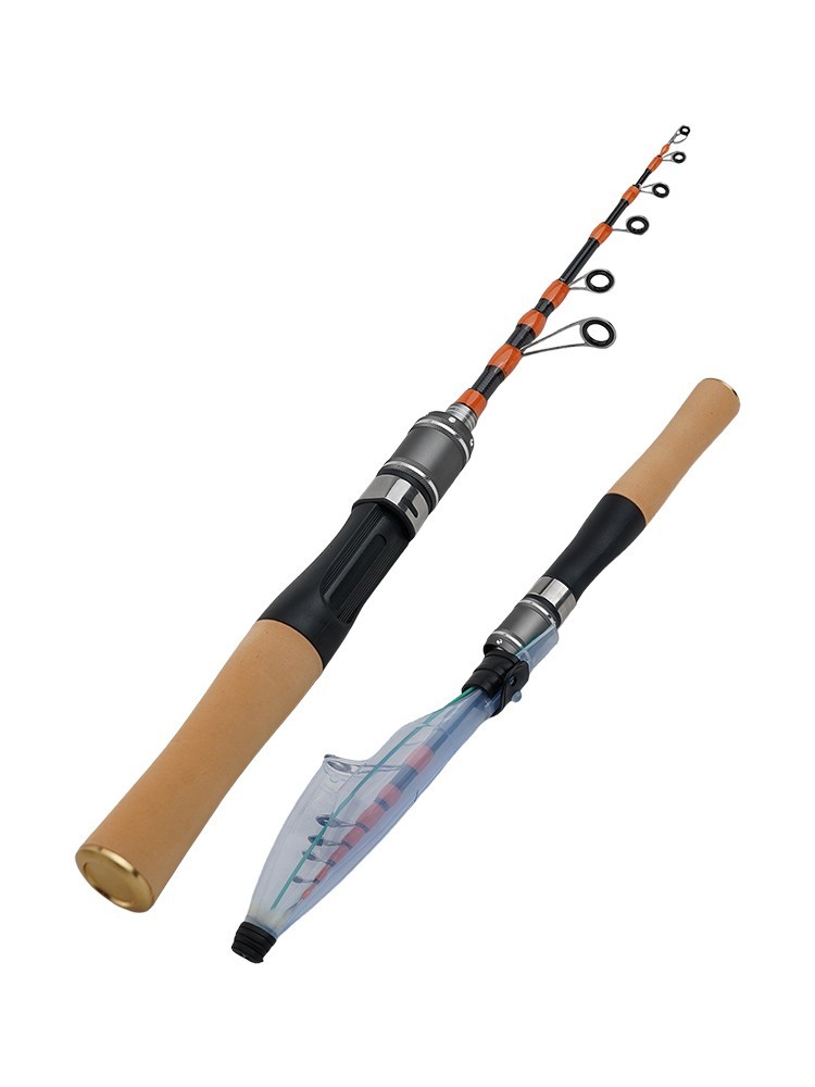 Portable Telescopic Casting and Spinner Fishing Rods UL Horse Mouth Rod 4-10lb