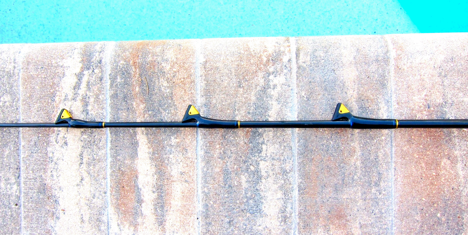 Custom MELTON INTERNATIONAL Live-Bait Rod: 6’6″; 8-12 lb AFTCO LIte-Rollers -NEW