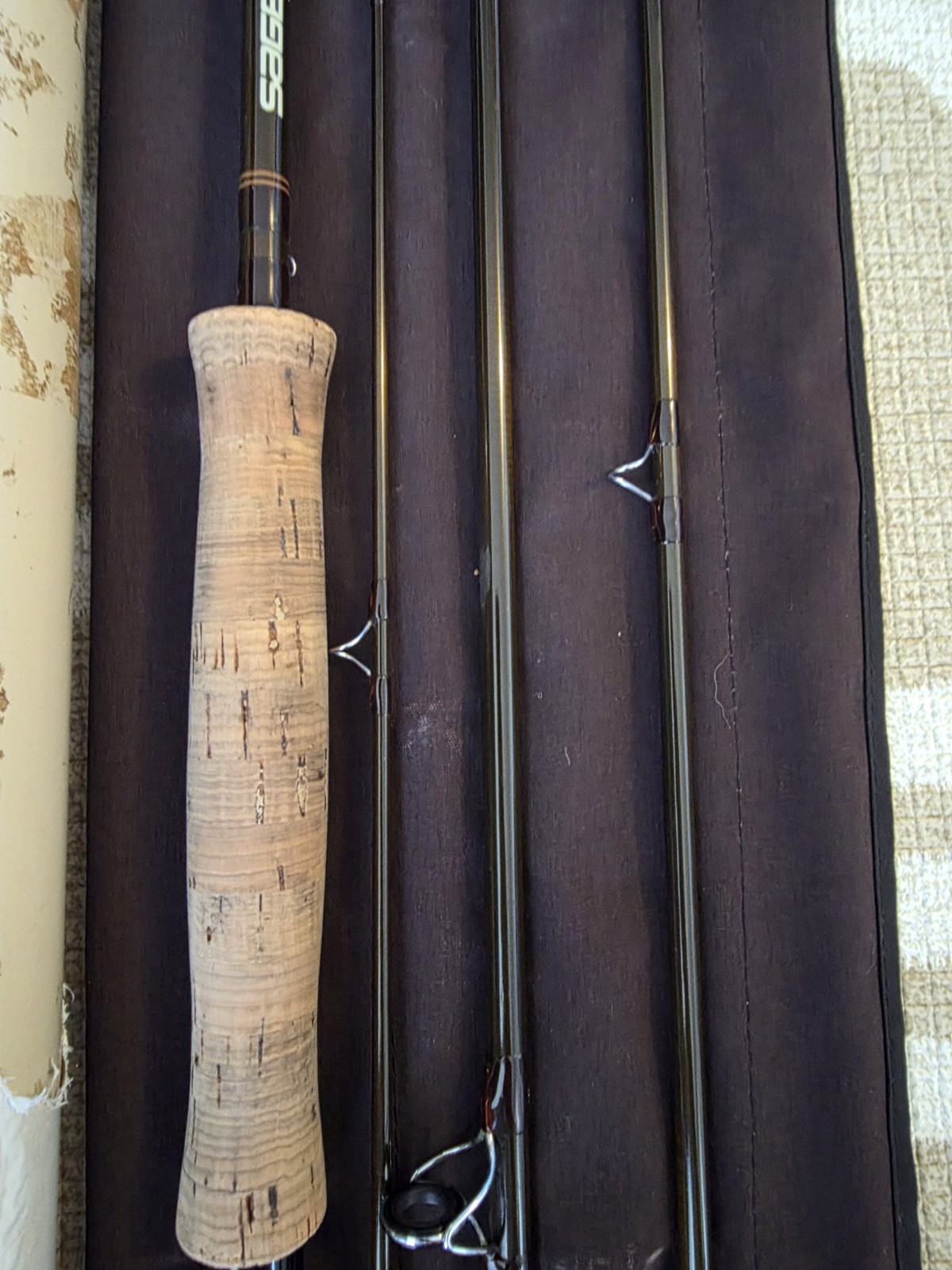 sage graphite III fly rod 4pc GFL 890-4 Rpl Great Condition