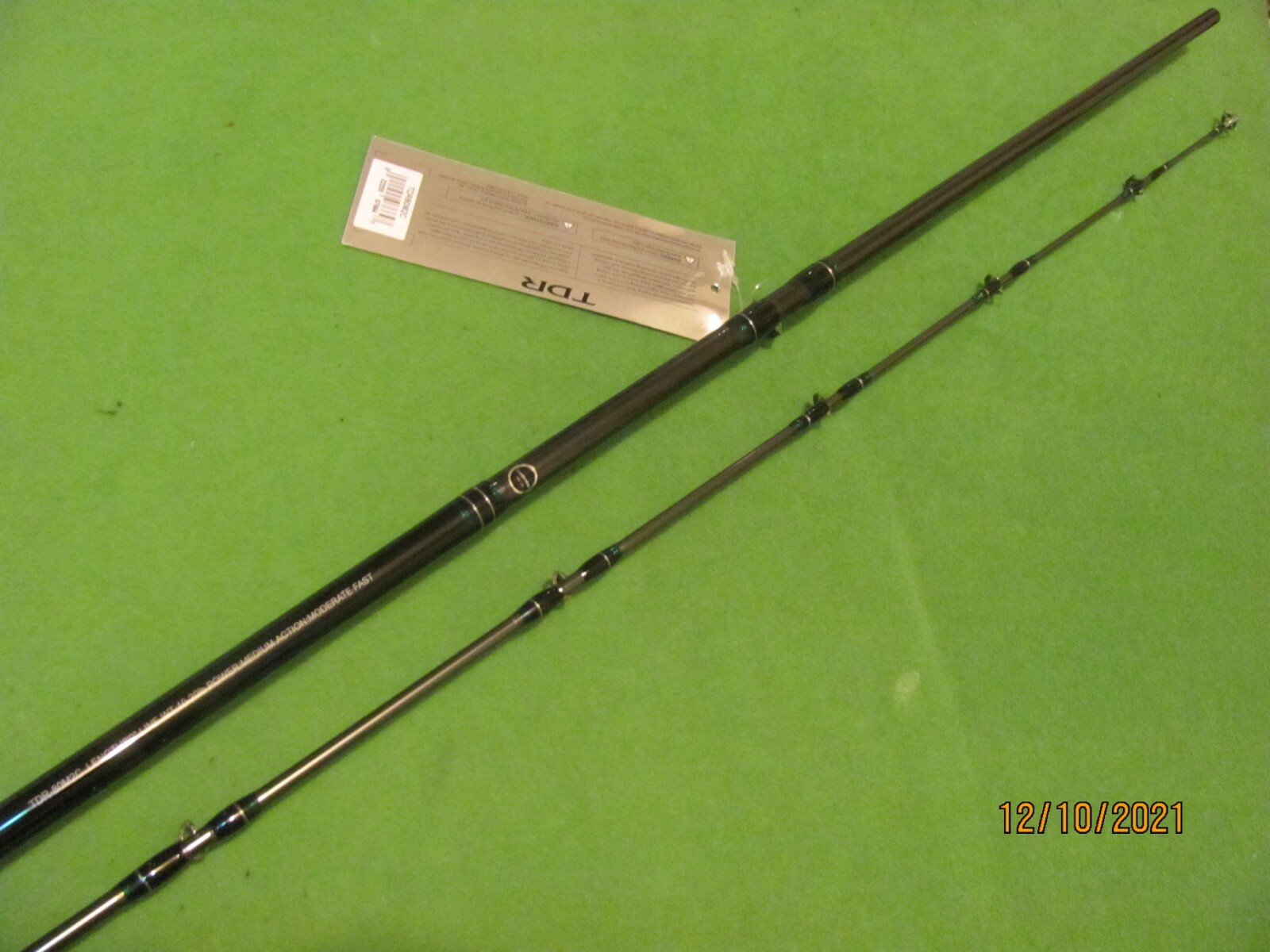 1) SHIMANO TDR 8′ 0″ MEDIUM MODERATE FAST ACTION CONVENTIONAL TROLLING ROD.