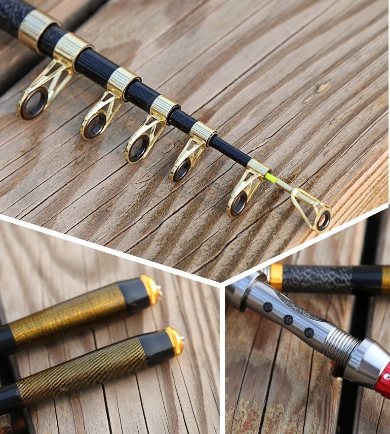 Telescopic Fishing Rod Portable Fishing Gear Suitable For Multiple Fish Species