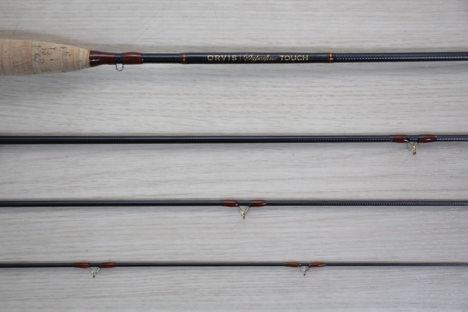 Orvis Superfine Touch Fly Rod 8′ 2wt 4pc Full Flex Tube Sock Rare M112