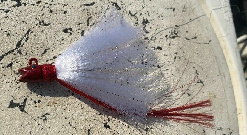 Hand Tied Flair Hawk Jigs: 1/4 – 3 oz (8/0 hooks)