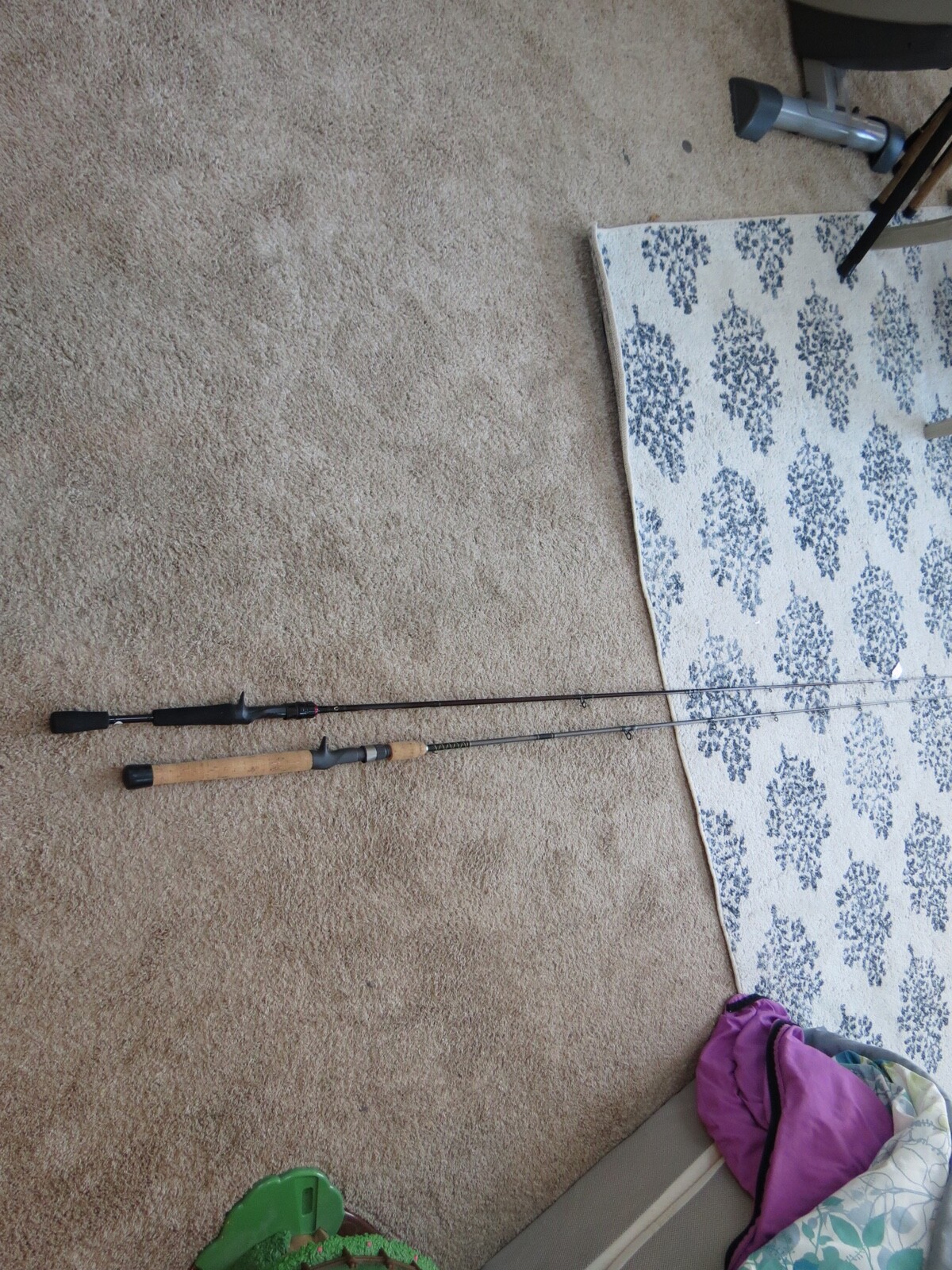 Daiwa Fuego fishing rod & Quantum Retroflex fishing rods (lot#18540)