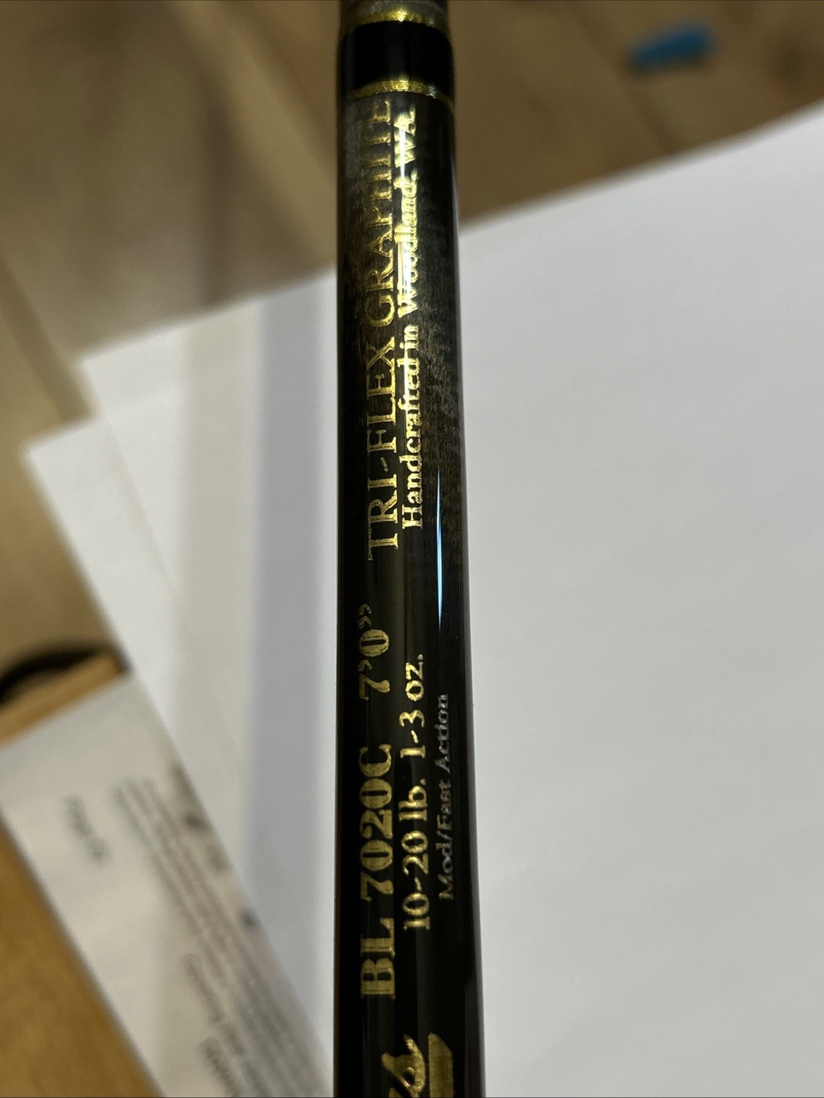 Lamiglas Tri-Flex BL7020C 7’ Casting Rod 10–20lb 1–3oz Mod/Fast – USA