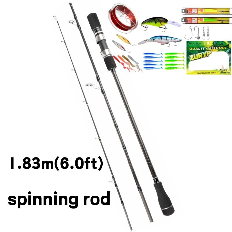 Slow Jigging Rod 1.83M/1.91M Spinning/Baitcasting Sea Fishing Boat Fishing Rod