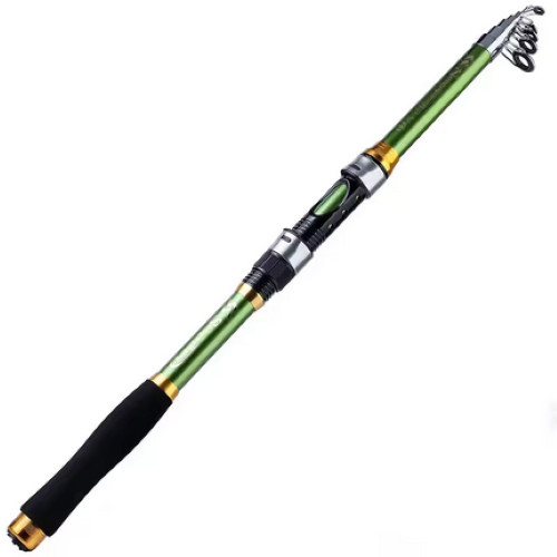 Sougayilang Green With Protective Case 5′ 11″ Ultra Light Spinning Reel Pole