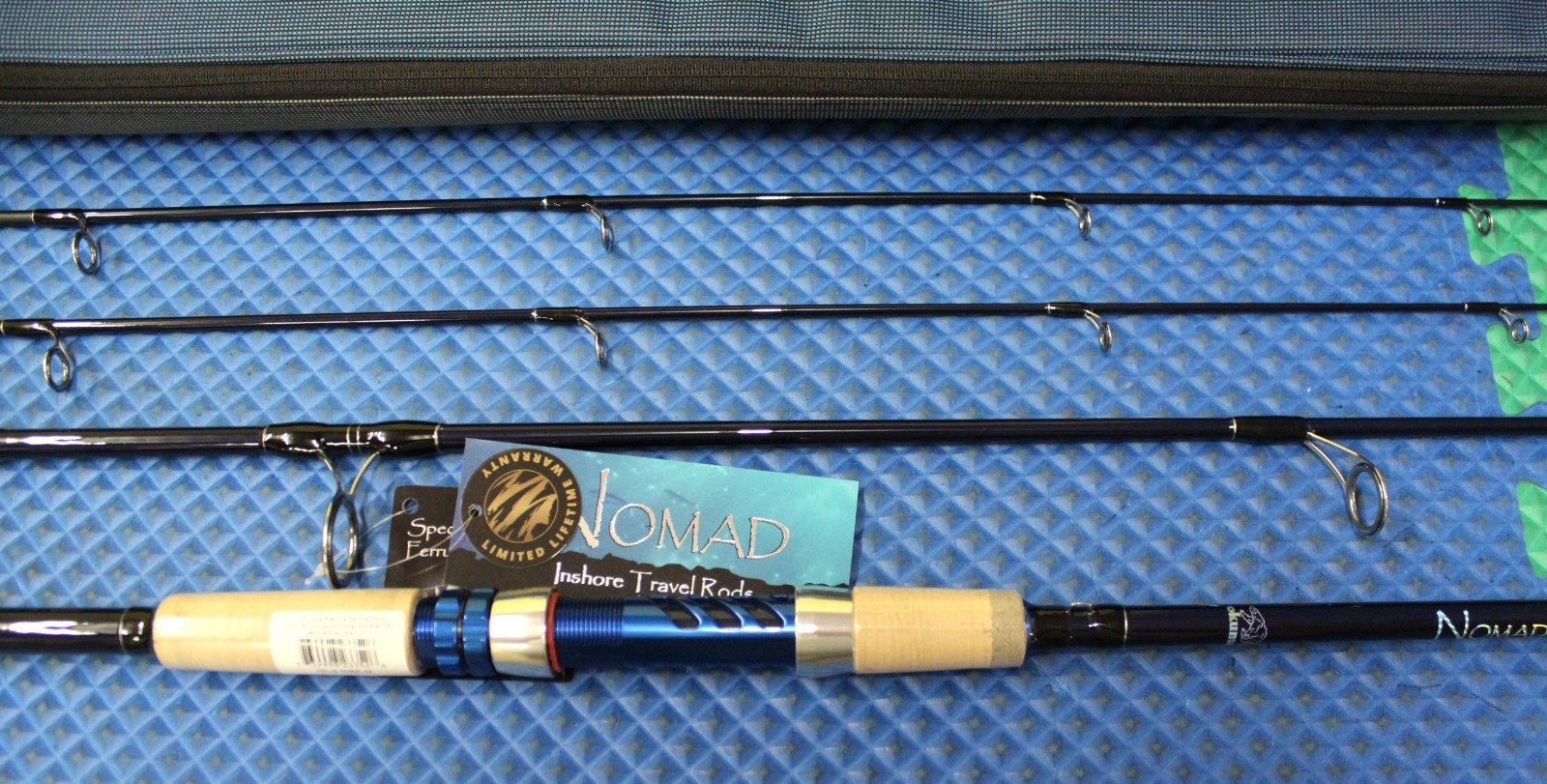 Okuma Nomad Inshore Travel Rod Spinning 3Pc Two Tips 7′ 0″ NTi-S-703ML/M