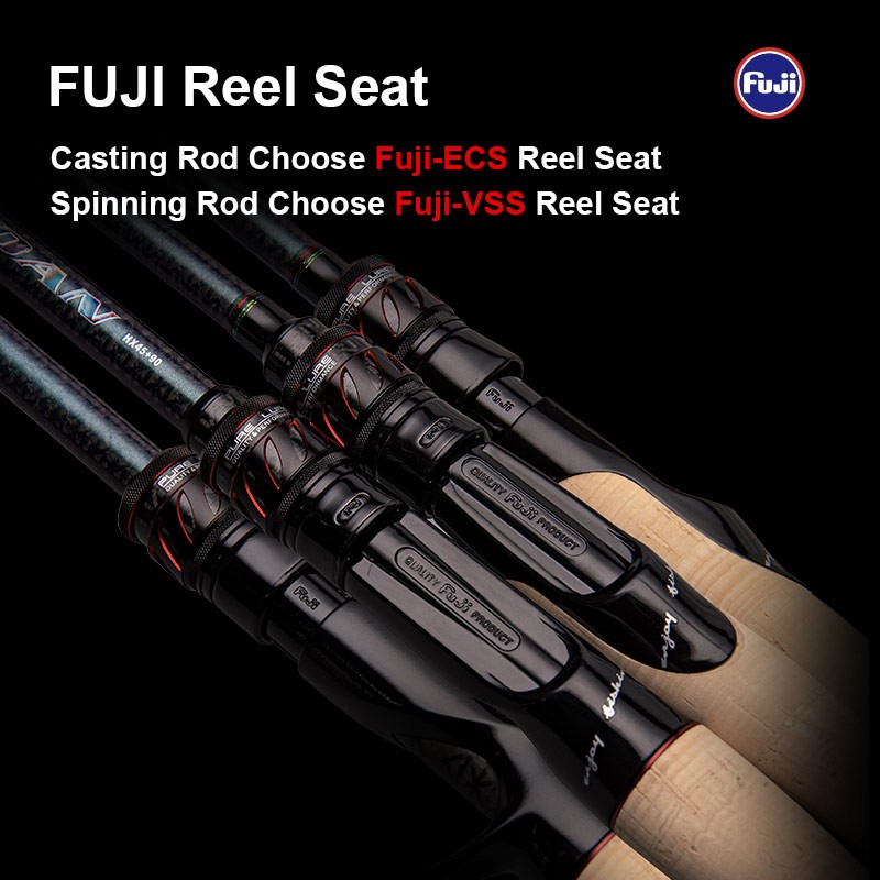 PURELURE LEAD ROD CEDAN 1-Piece Lure Fishing Rod Spinning Casrting Extra Fast