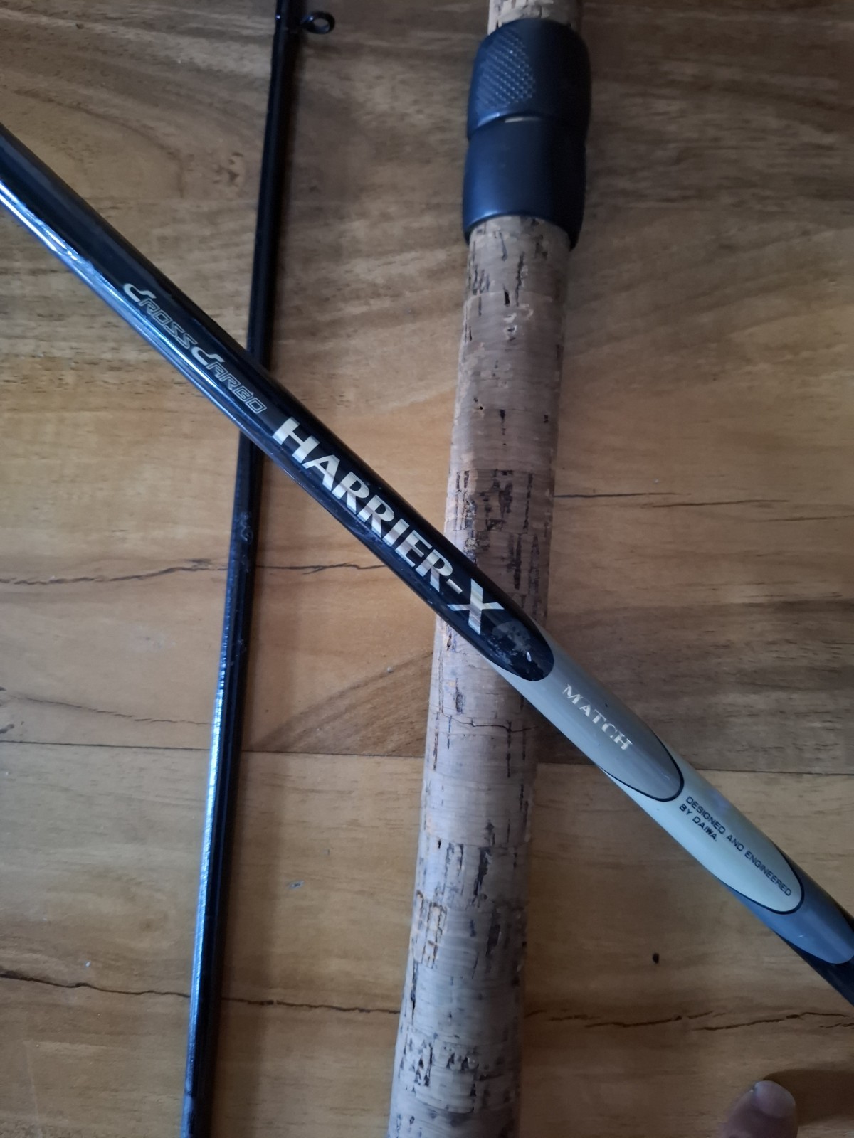 Daiwa Feeder Fishing Rod Harrier-X Carbo Triple Quiver Match 11ft 3 Piece Cork