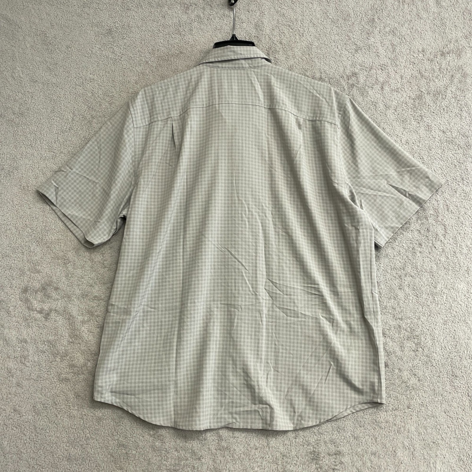 NWOT Orvis Men’s L Gray Short-Sleeve Button-Down Shirt Outdoor J2035