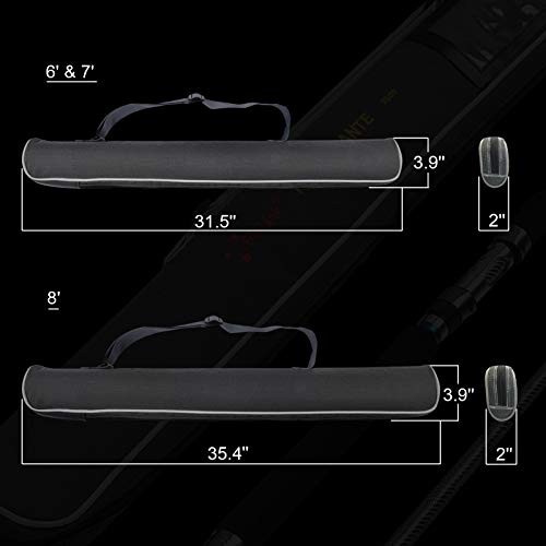 3-Piece Spinning Rod Heavy Spinning Fishing Rod Portable Fishing Length: 7′
