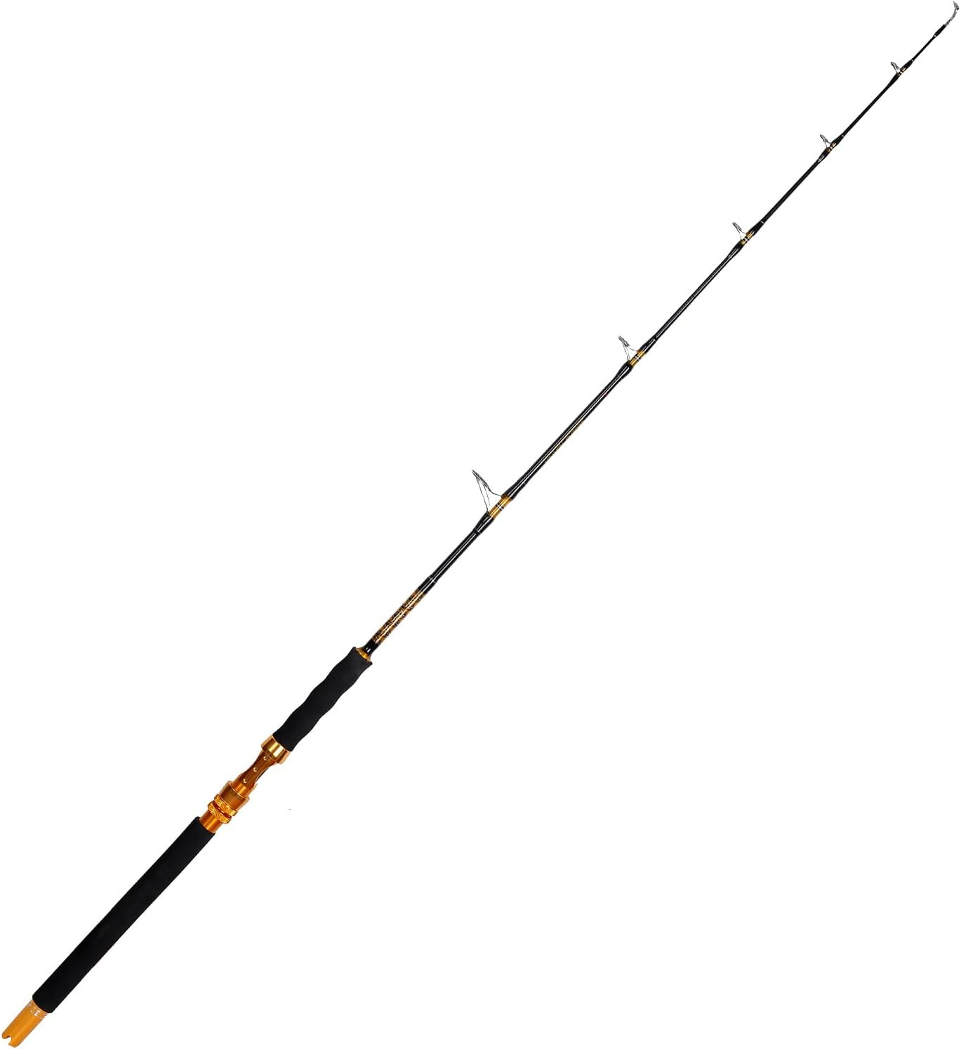 Jigging Spinning Rod Saltwater Offshore Solid Heavy Jig Fishing Pole 1PC & 2PC