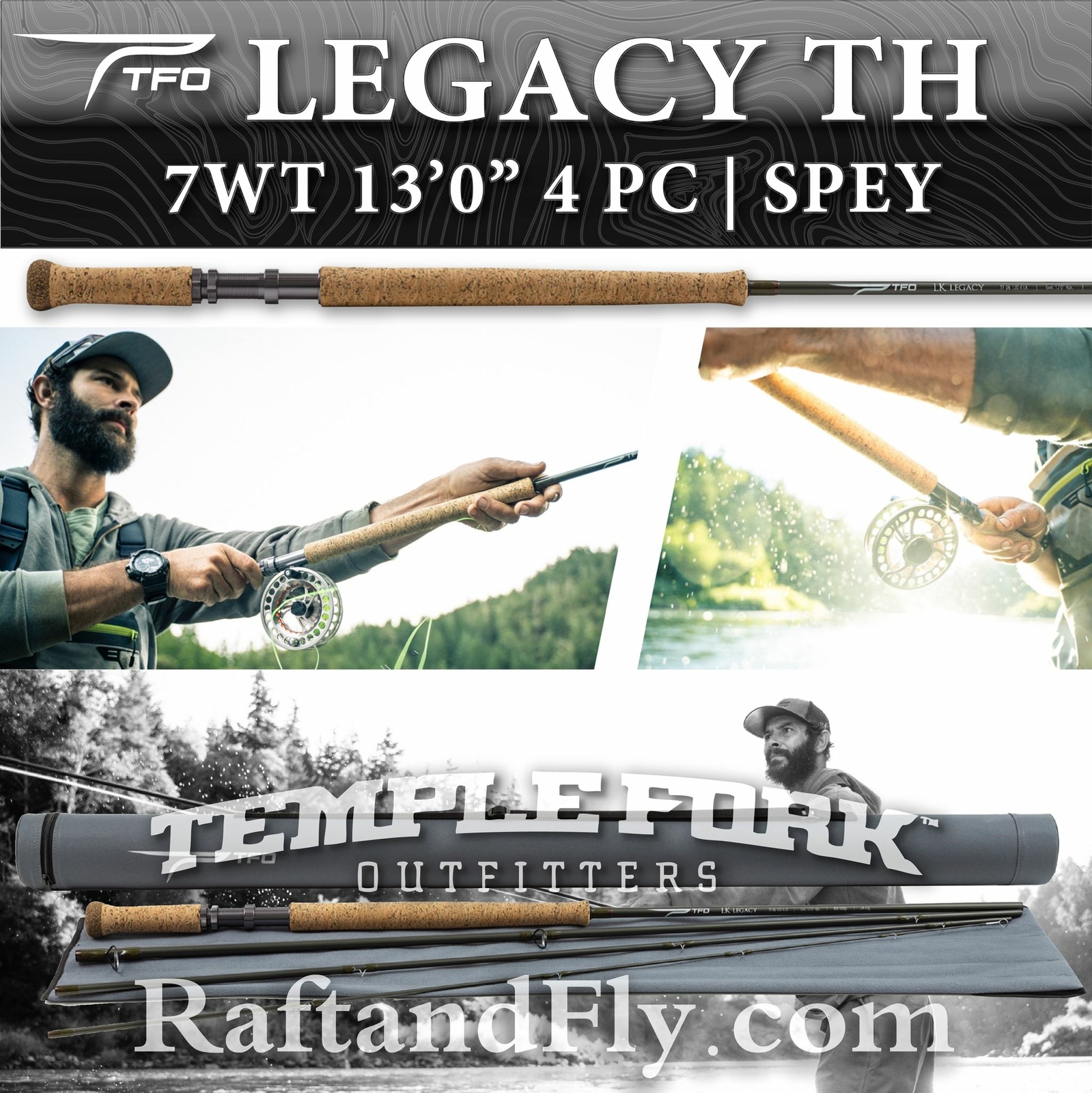 TFO LK Legacy TH Spey 7wt 13’0″ | Lifetime Warranty – FREE SHIPPING U.S.