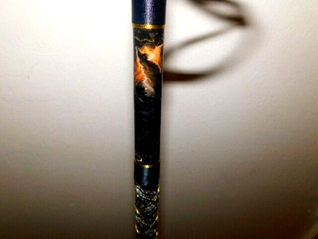 CUSTOM CONVENTIONAL BOAT ROD 7′ BLACK SILVER GOLD MARBLE 40- 80 LB TURBOS NEW