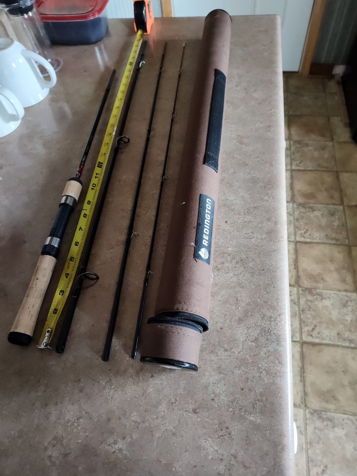 8 Ft 5 Inch Ultra Lite Spinning rod combo with a 2000R shimano spinning reel