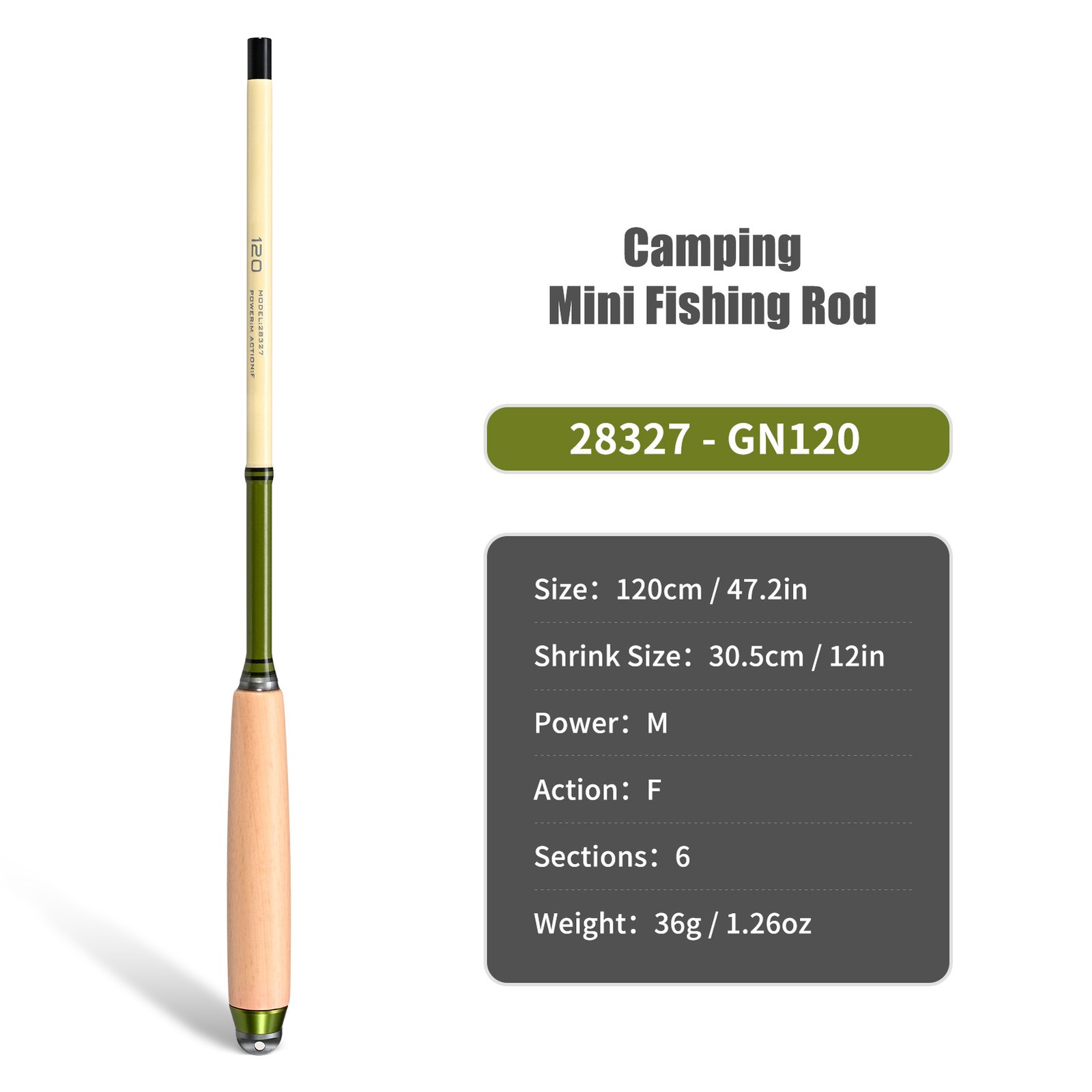 Extendable Fishing Pole Camping Mini Fishing Rod Telescopic Fishing Pole With