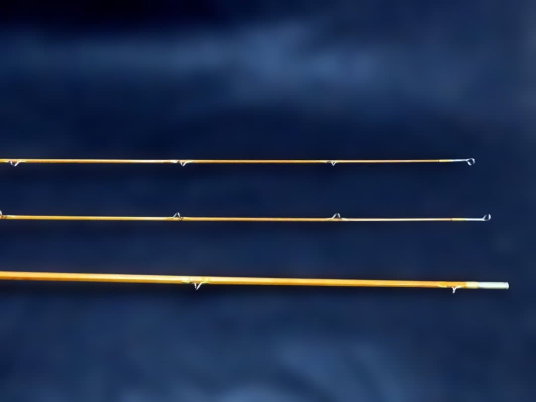 Bamboo Rod Mario Wojnicki Scott (early model) with leather case