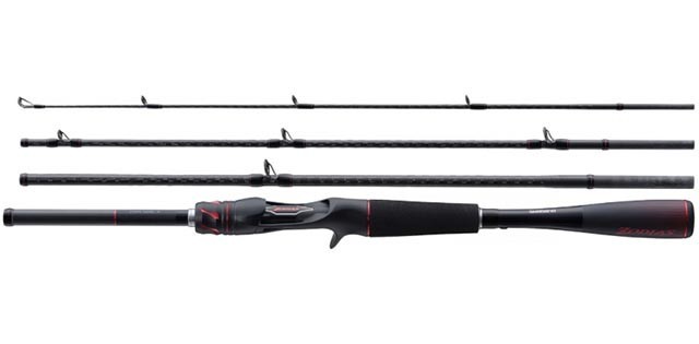 Shimano 21 ZODIAS Pack C58ML-4 Travel Baitcasting Fishing Rod New Japan