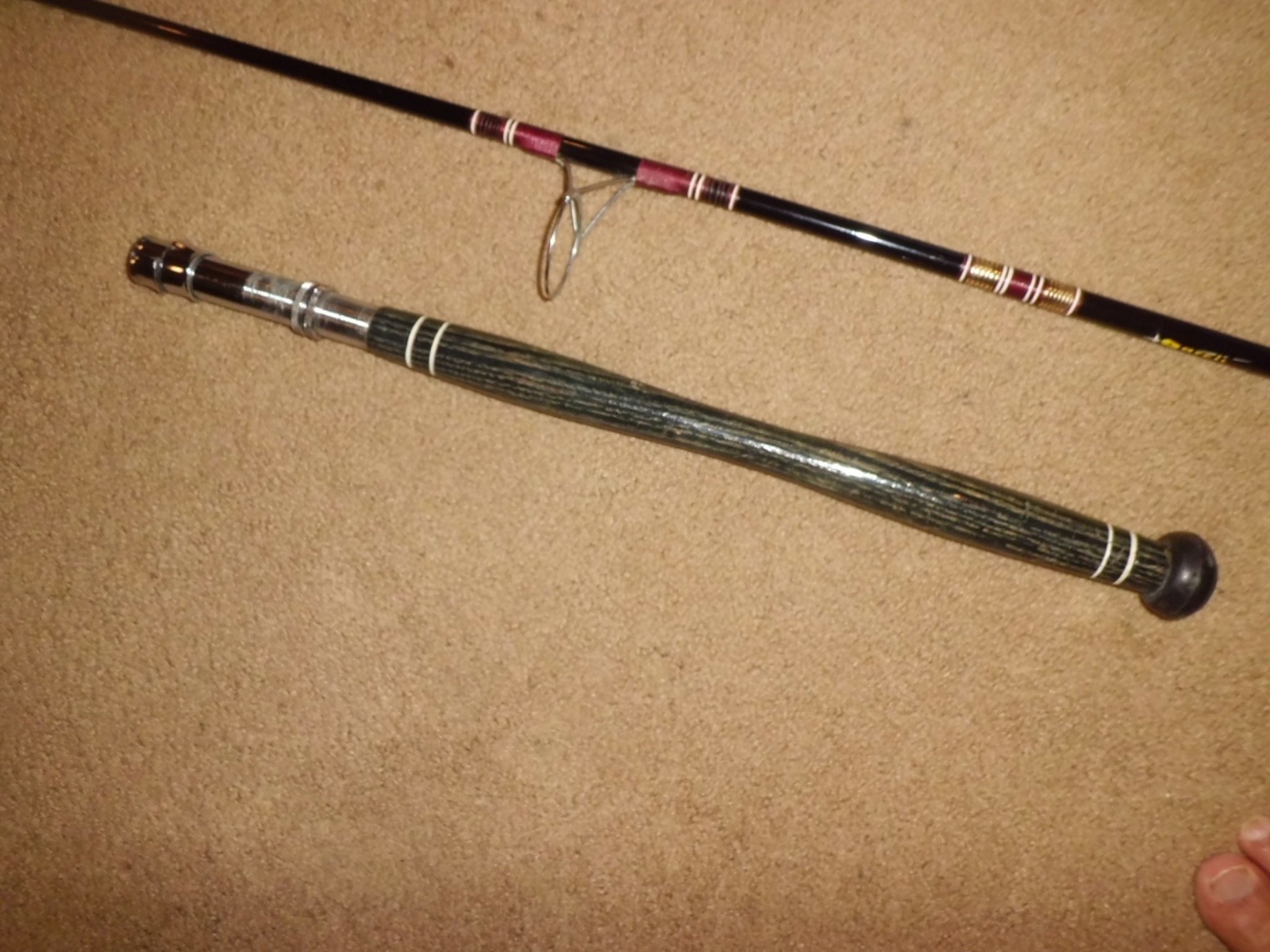 Vintage GARCIA Conolon 2888 B Medium Spinning Boat 7′ 6″ Rod- USA- MINT!