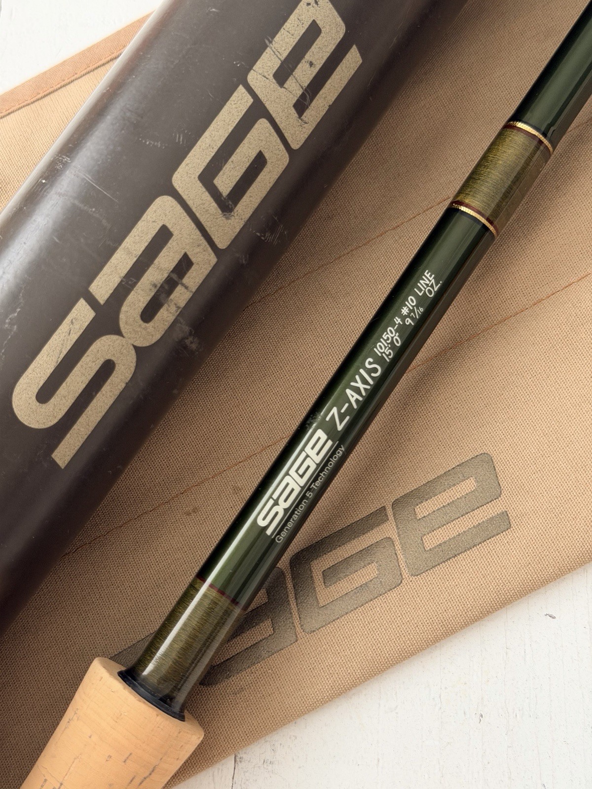 **BEAUTIFUL** 🔥 SAGE Z-Axis SPEY 10wt. 15’ft~4pc FlyRod!! ~LEGENDARY~ 🔥