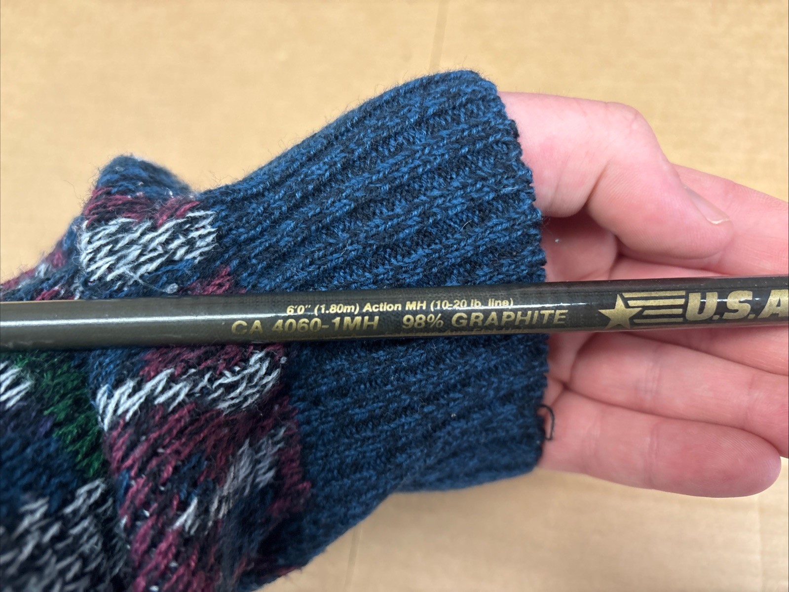 Shakespeare CA 4060-1MH 6’0 Fishing Rod 1 Piece
