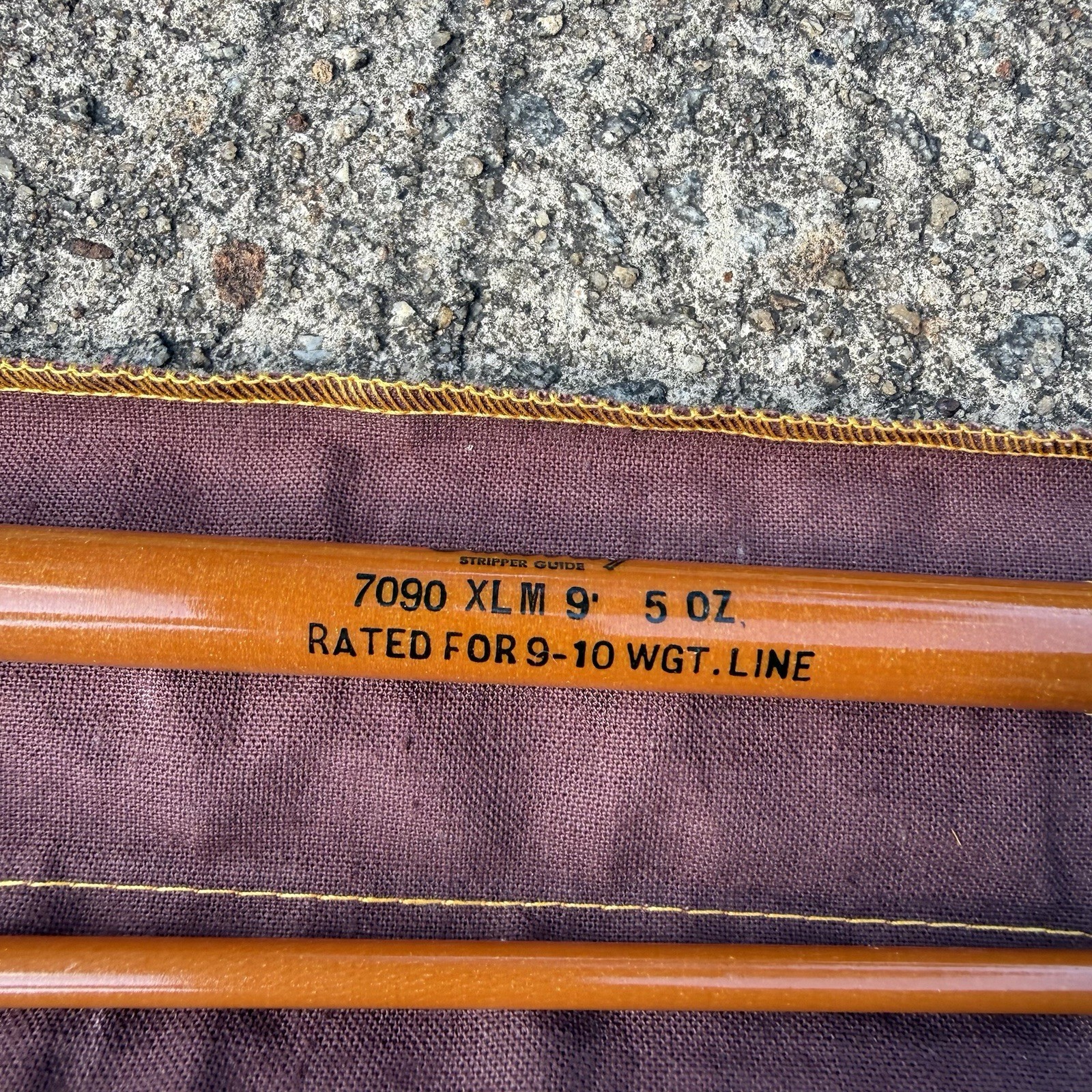 Vtg St. Croix 7090 XLM Fiberglass Fly Rod 9 Foot 2PC, 5oz, 9-10 Line Never Used