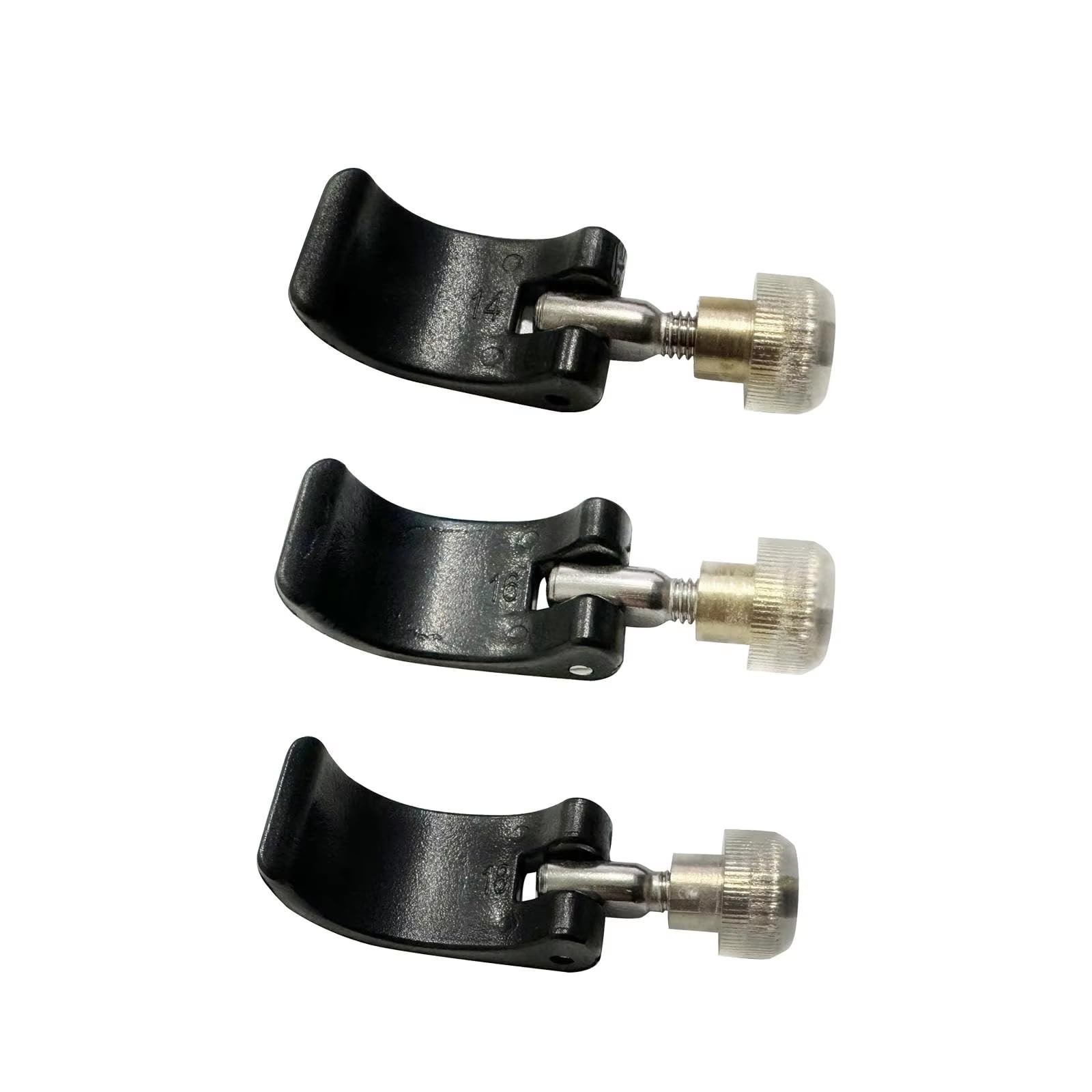 DraCra 6 Pack Trikking Poles Clamp Replacement External Quick Flip Lock Black
