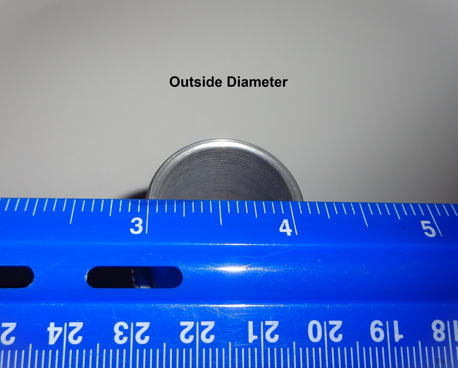 AFTCO #UBC Curved Silver Aluminum Marine Fishing Rod UniButt Bent Holder