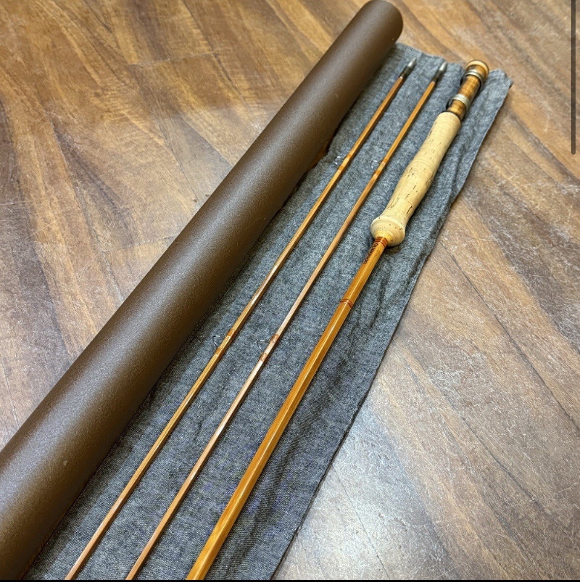 Mario Wojnicki 222V3 7’3″ #3 5conor Fly Rod Bamboo Rod Free shipping