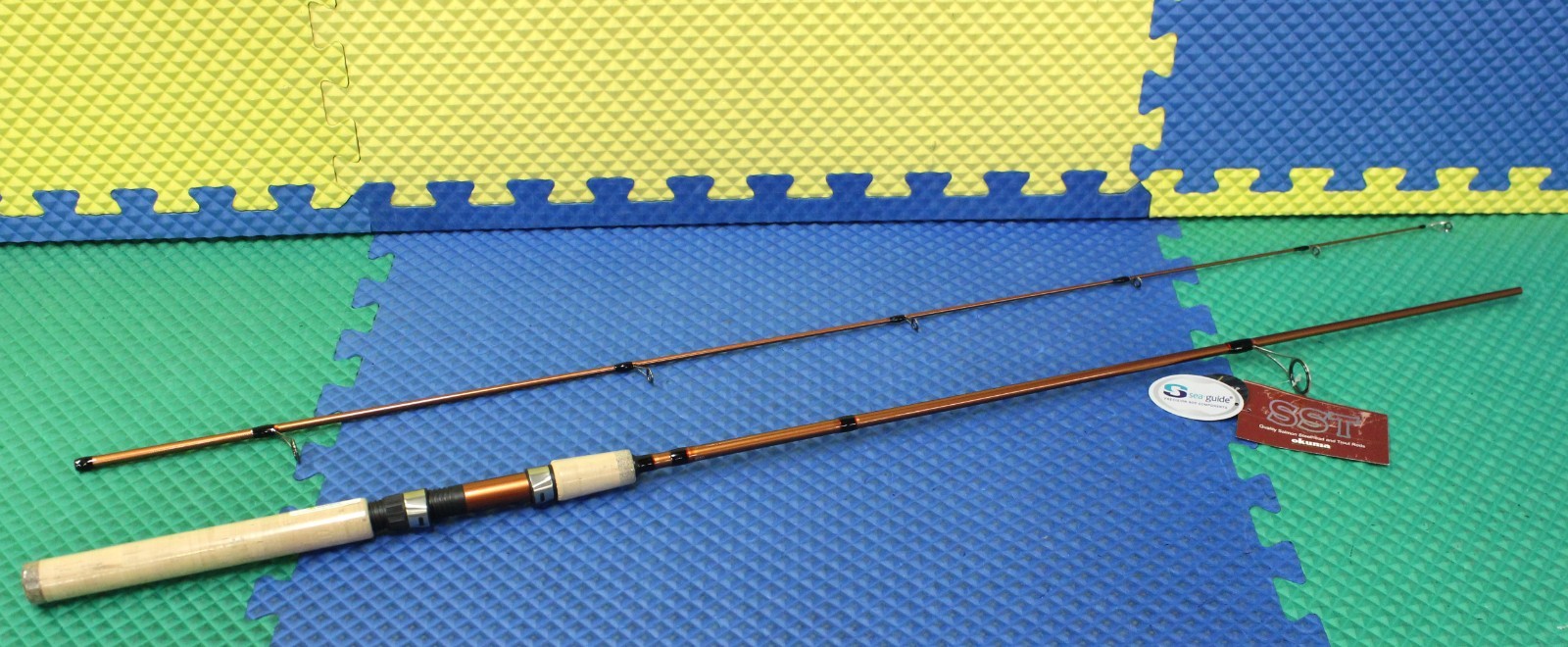Okuma SST Cork Grip Spinning Rod 6′ 6″ 2 Piece Medium SST-S-662M