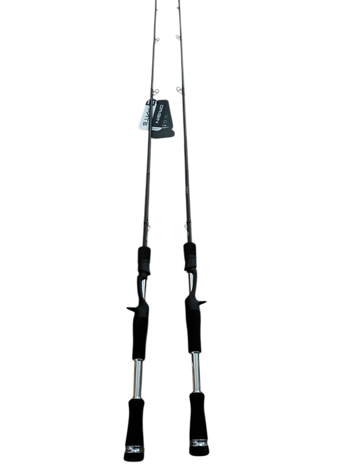 2 LOT 13 Fishing Fate Origin Chrome 6’7 Baitcast Rod FTCRMOCRM67M