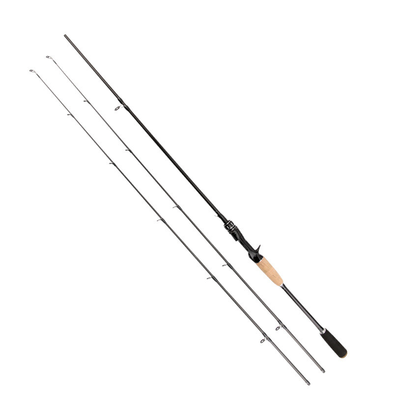 1.8M Rods Carbon Fiber Fishing Rod Spinning Casting Poles Fast 2 Tips Lure Rod