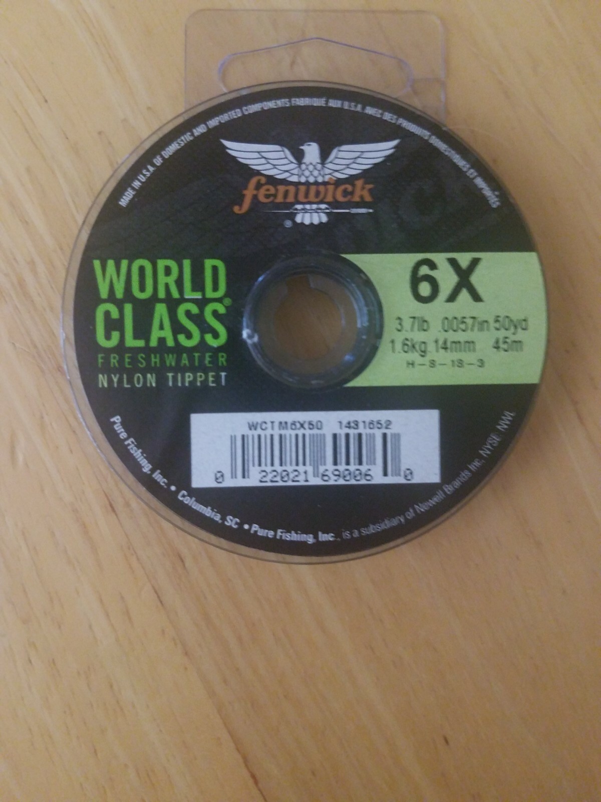 Fenwick World Class 6X 3.7lb .0057in 50yd Fishing