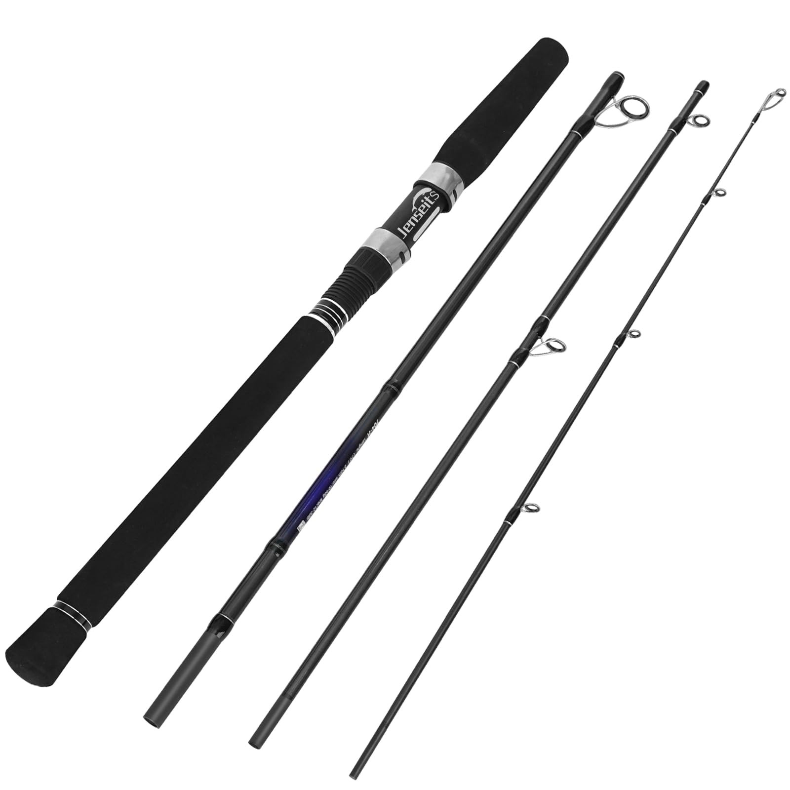 Telescopic Travel Fishing Rod Carbon Fiber Spinning Casting