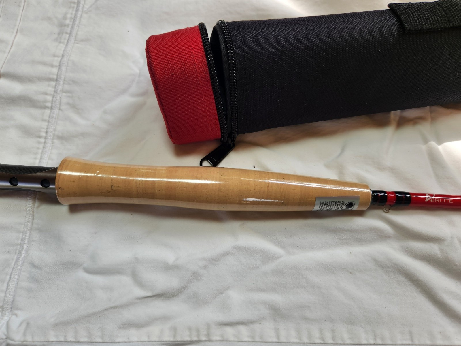 Mayfly Outdoors Airlite Vitesse 9ft 5wt 4pc Rod w/Orig Tube & Rod Sock BRAND NEW