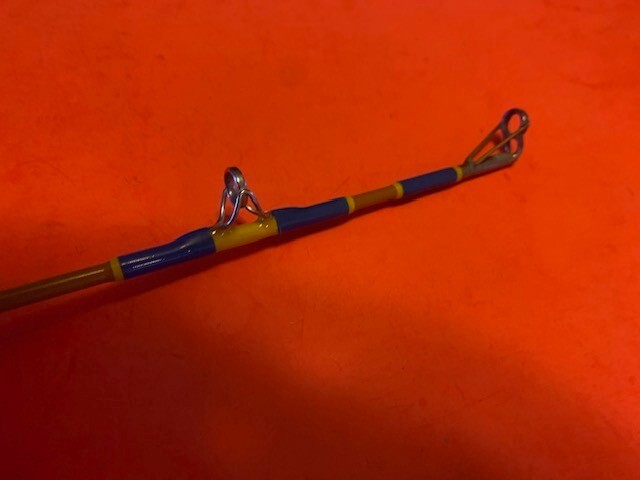 CUSTOM BUILT FENWICK LBE 789 6 FOOT 6 INCH 20 TO 50# CONVENTIONAL FISHING ROD