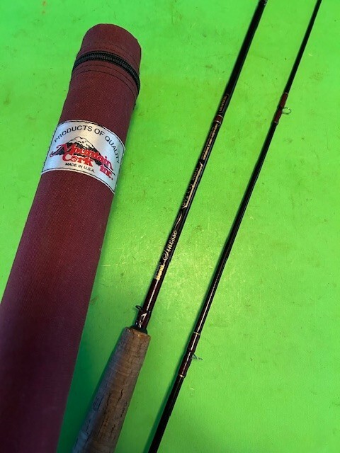 SOUTHBEND FINESSE 99% HIGH TECH GRAPHITE 8 FOOT 6 INCH 6-7 WT. FLY FISHING ROD