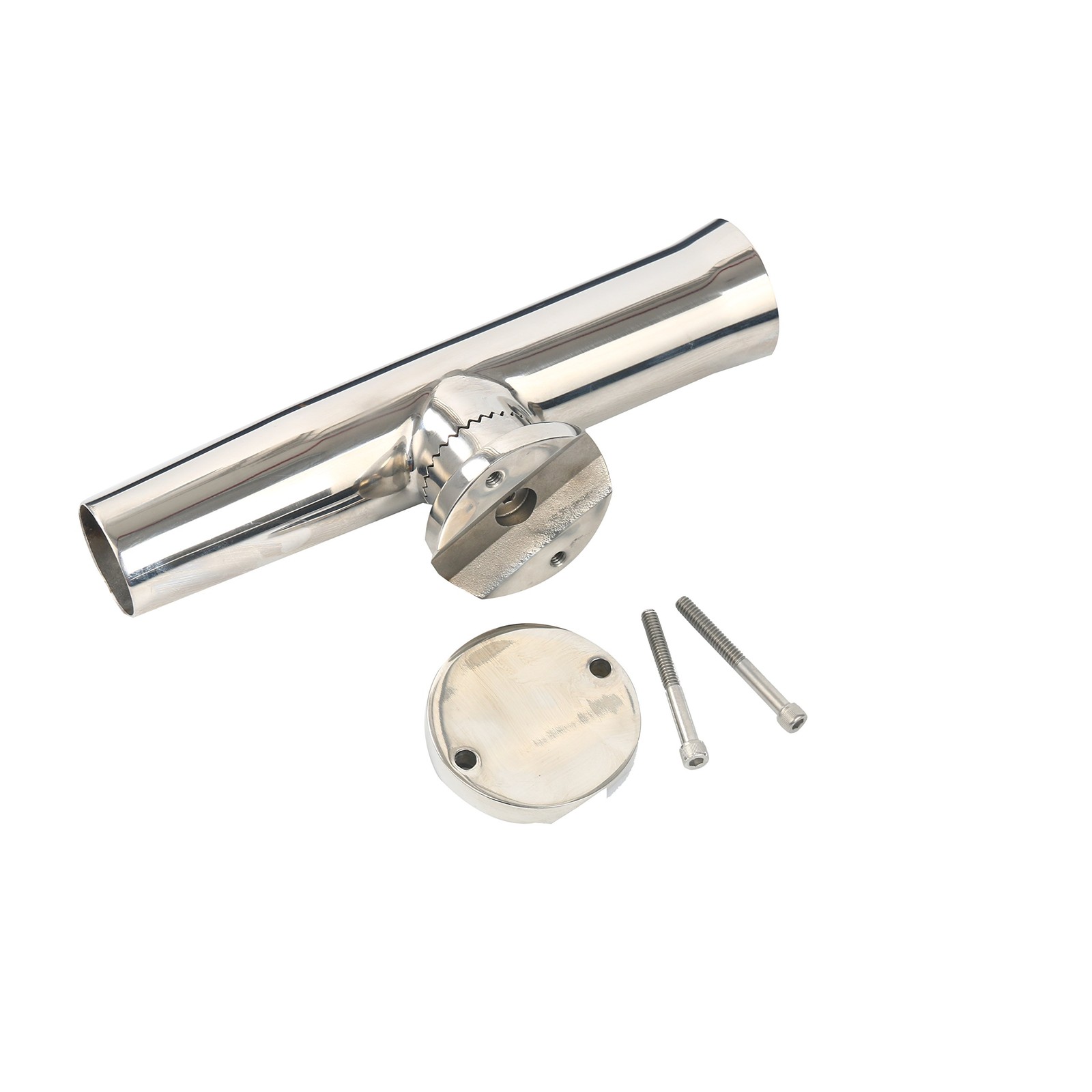 Amarine Made 2Pcs Fishing Rod Holder Stainless Tournament Style Clamp On Rod