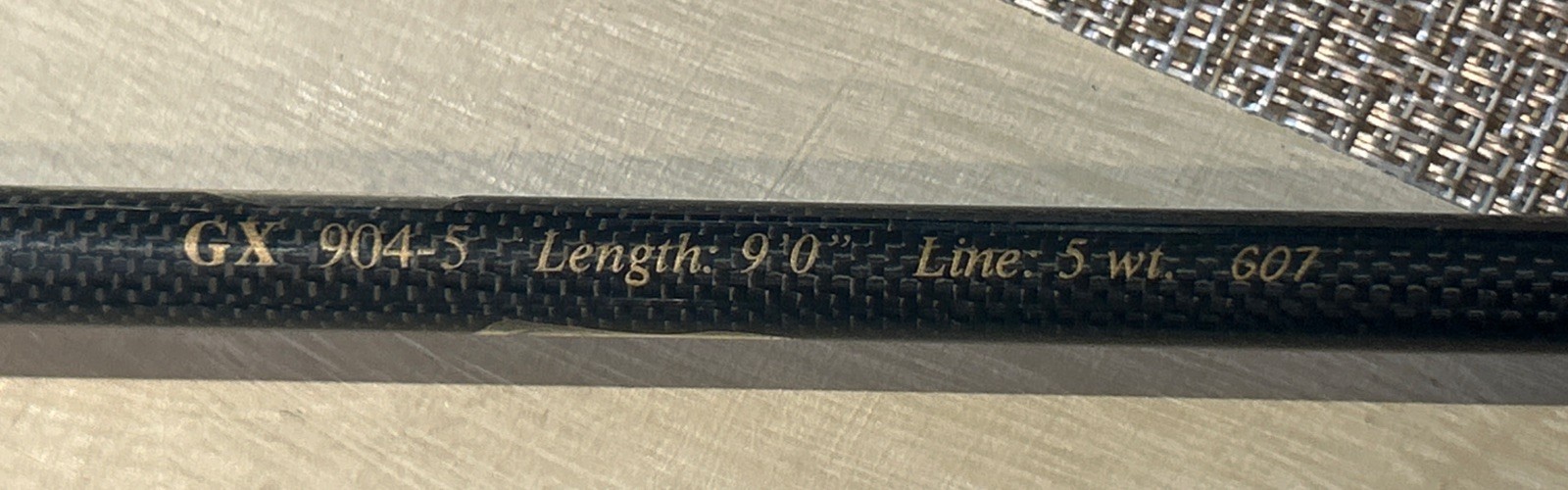 W.W. Grigg Custom Made GX904-5 9′ 5 wt Line 4 Pc Fly Rod w/Case