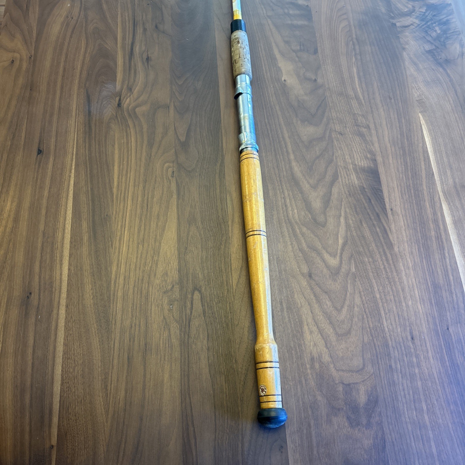 Vintage Gladding Hi Utica Thermoweld Fiberglass 355-60 6′ Fishing Rod USA
