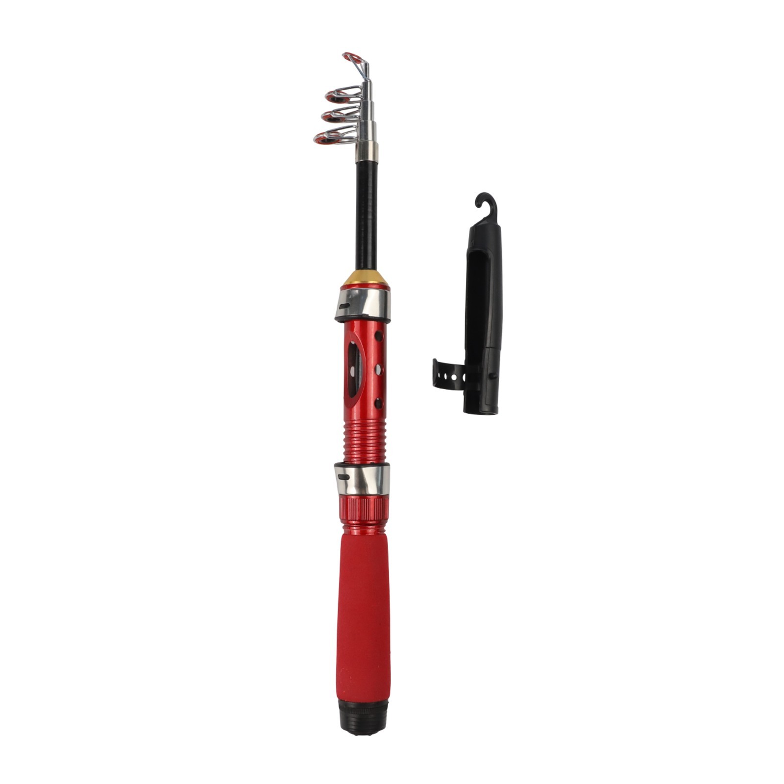 Telescopic Folding Fishing Rod for Compact Storage and Easy Transport