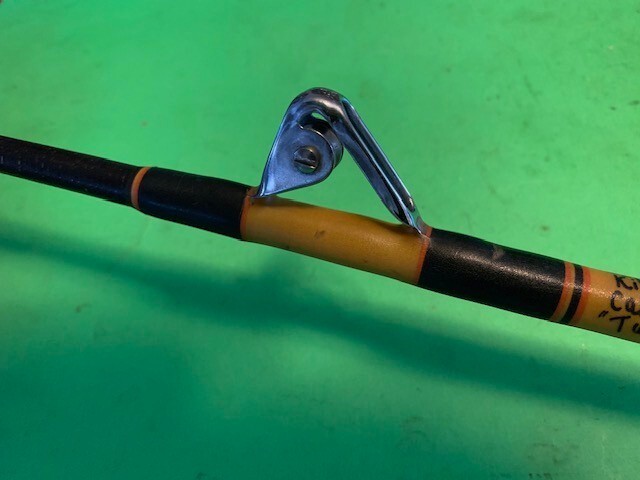 CUSTOM BUILT CALSTAR T6455XXH 5 FOOT 2 INCH 50 TO 120 POUND RATED FISHING ROD