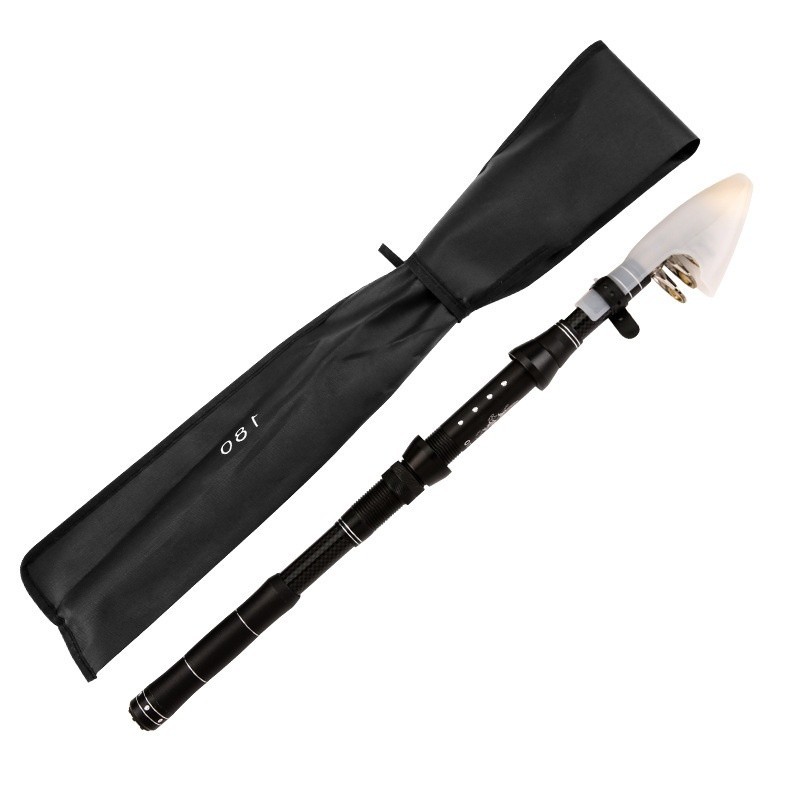 Telescopic Fishing Rods 1.8M-3.0M Spinning Casting Carbon Fiber Pole Fishing Rod