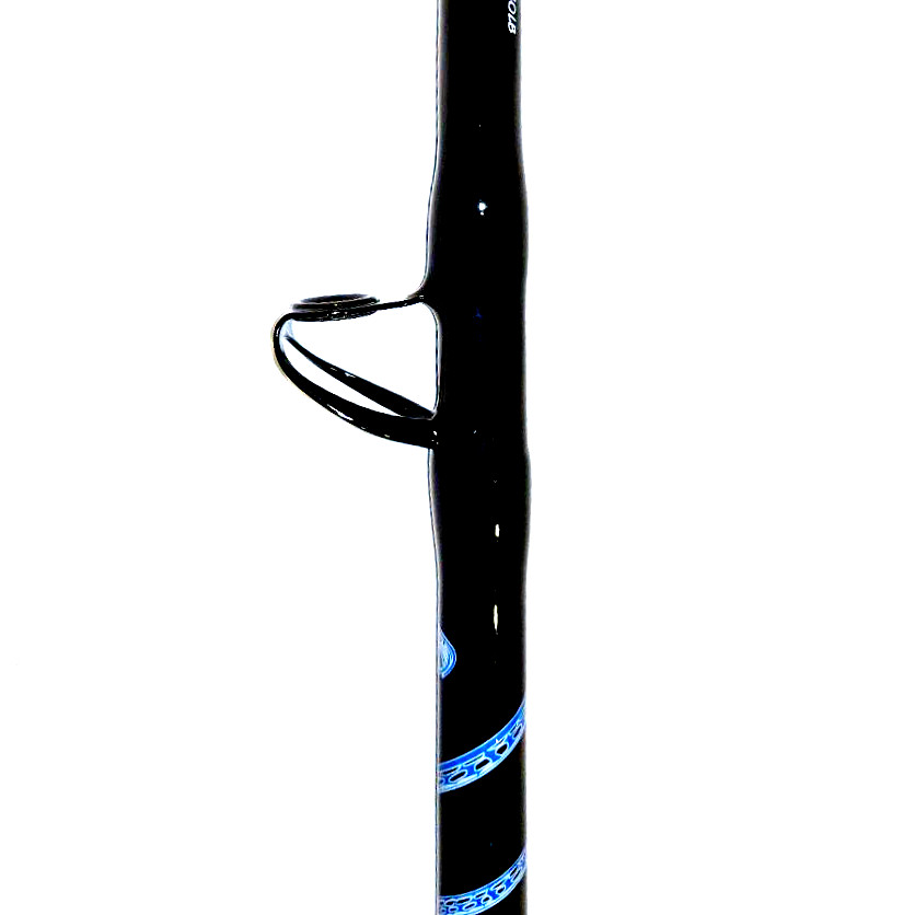 OKIAYA STANDUP RODS 50-80LB “The Wilson Sr” BLACK VENOM-PRO BLANK PAC BAY GUIDES