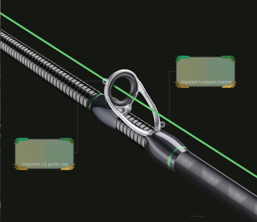 1.44M-1.8M Lure Fishing Rods Ultra Light Rod Carbon Fiber Spinning Casting Pole